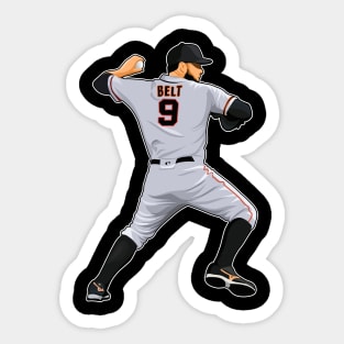 Brandon Belt #9 Make A Throw Sticker